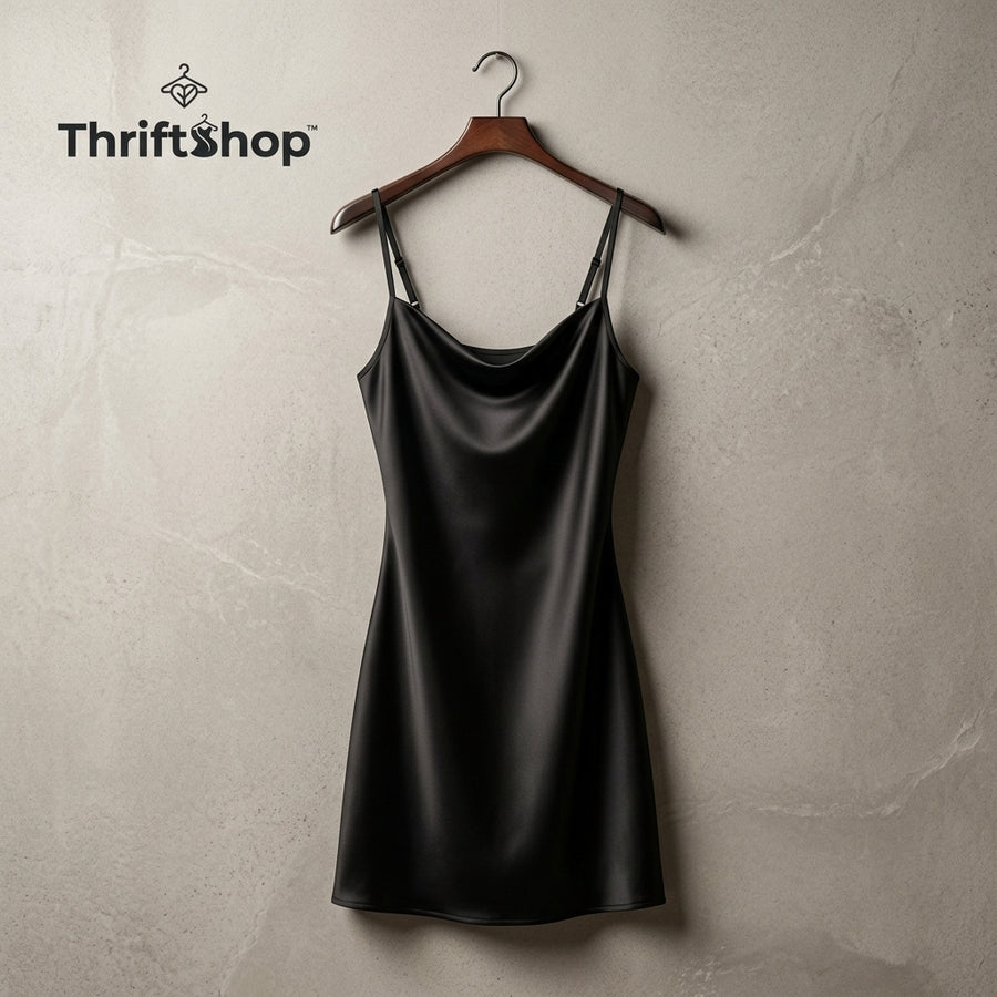Thrifttshop™ Eclipse Slip Cami Dress