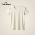 Thrifttshop™ Soft Ivory Everyday Women’s Tee